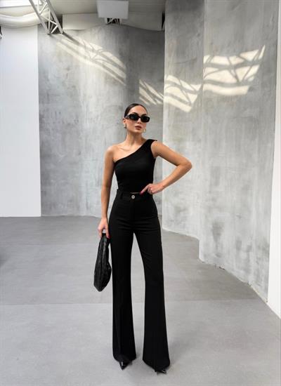 230 Gr Poly Viscose Full Lycra İspanyol Paça Pantolon