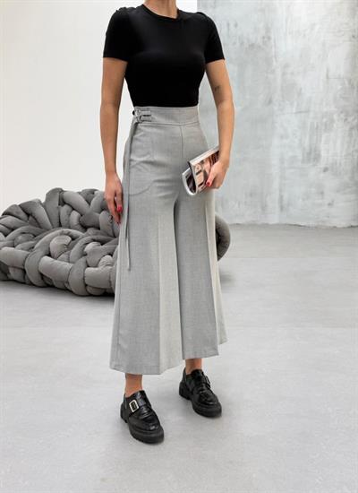 230 Gr Poly Viscose Full Lycra Metal Toka Aksesuarli Pantolon