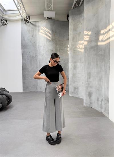 230 Gr Poly Viscose Full Lycra Metal Toka Aksesuarli Pantolon