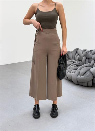 230 Gr Poly Viscose Full Lycra Metal Toka Aksesuarli Pantolon