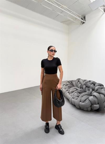 230 Gr Poly Viscose Full Lycra Metal Toka Aksesuarli Pantolon