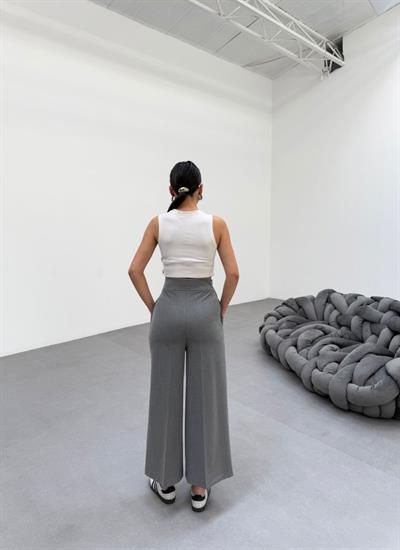 230 Gr Poly Viscose Full Lycra Metal Toka Aksesuarli Pantolon