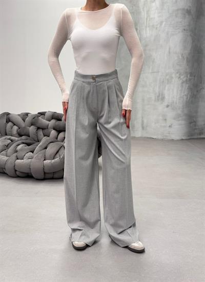 230 Gr Poly Viscose Full Lycra Pi̇leli̇ Palazzo Pantolon