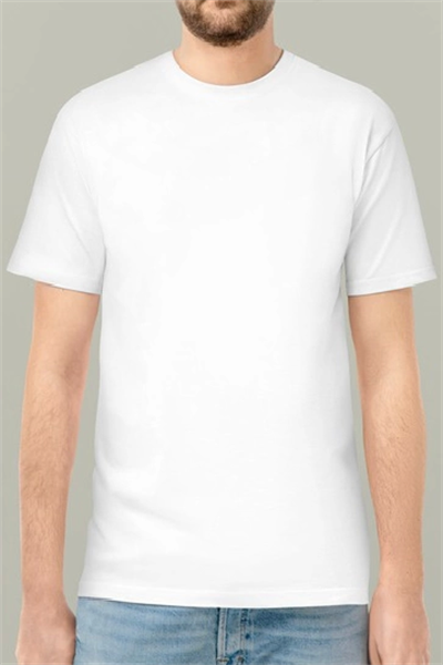 24/1 Düz Arka Sizin Tasarımınız Oversize T-shirt - Beyaz