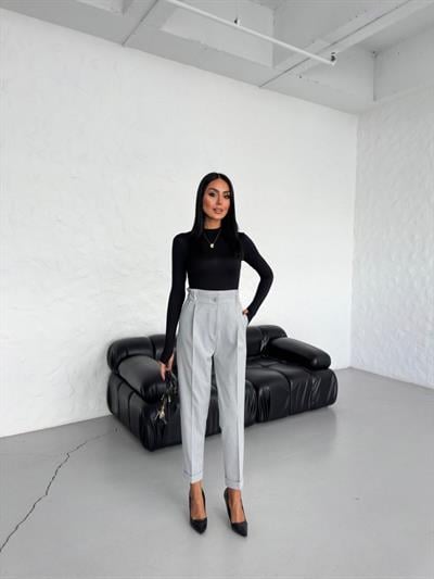 330 Gr Poli̇vi̇skon Bel Lasti̇kli̇ Duble Paça Pantolon