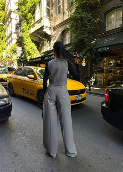 330 Gr Poly Viscose Astarli Suit Takim