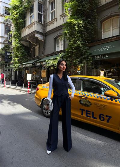 330 Gr Poly Viscose Astarli Suit Takim