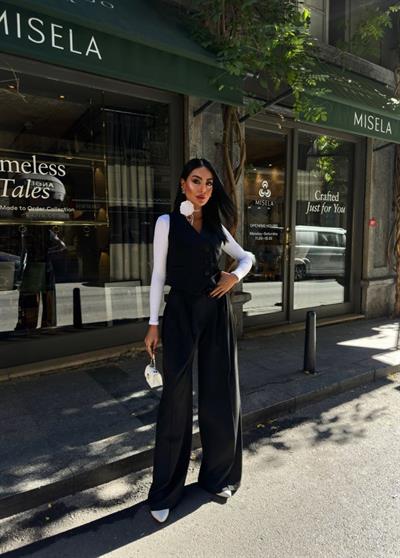 330 Gr Poly Viscose Astarli Suit Takim