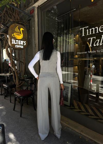 330 Gr Poly Viscose Astarli Suit Takim