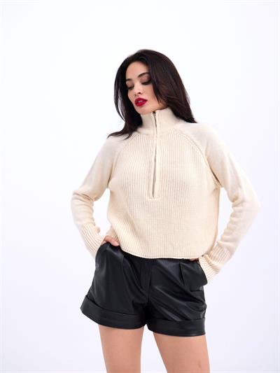 3309 FERMUARLI KAZAK-KREM