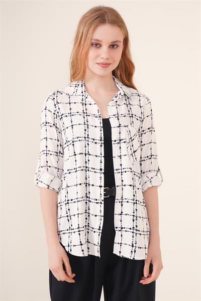 3639 TEK CEPLİ GÖMLEK - A.Beyaz