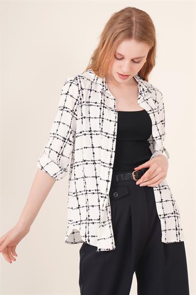 3639 TEK CEPLİ GÖMLEK - A.Beyaz