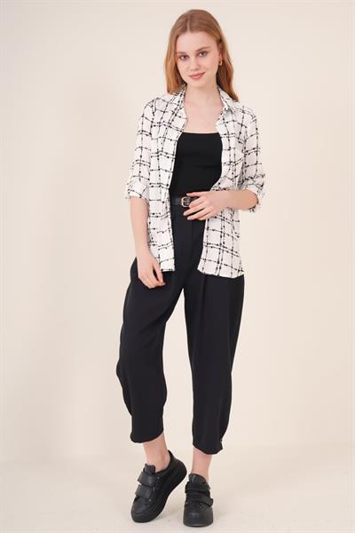 3639 TEK CEPLİ GÖMLEK - A.Beyaz