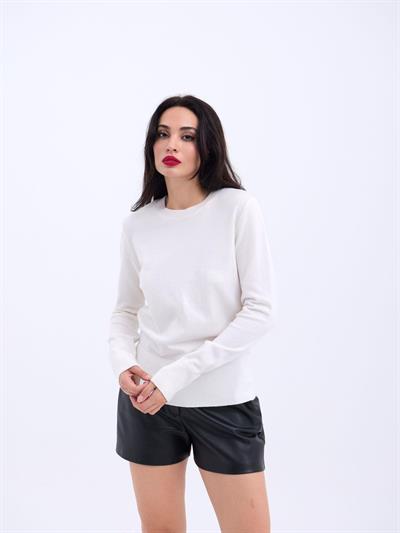 4217 TRİKO BASİC KAZAK-EKRU