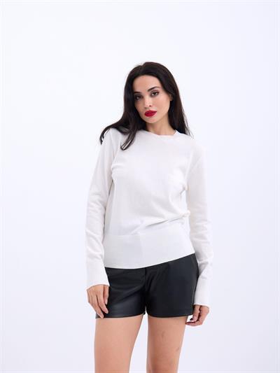 4217 TRİKO BASİC KAZAK-EKRU