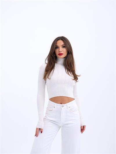 42231 TRİKO BALIKÇI KAZAK-EKRU