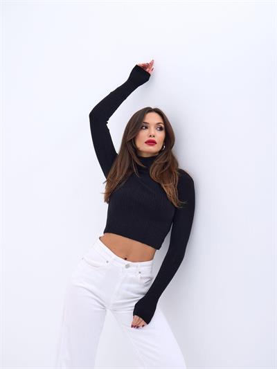 42231 TRİKO BALIKÇI KAZAK-SİYAH