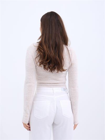 42461 TRİKO SİMLİ BALIKÇI KAZAK-EKRU