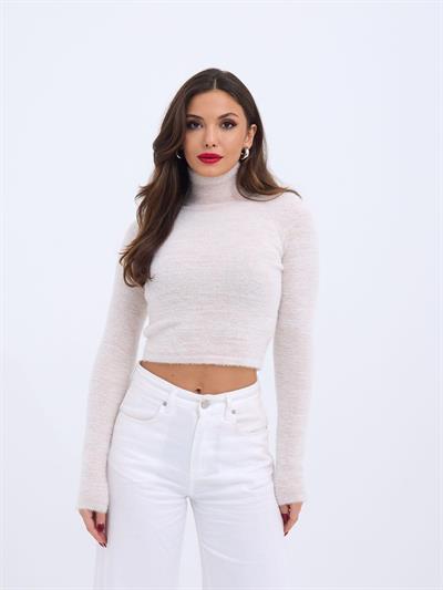 42461 TRİKO SİMLİ BALIKÇI KAZAK-EKRU