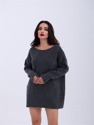 43221 TRİKO ARKA V SALAŞ KAZAK-ANTRASİT