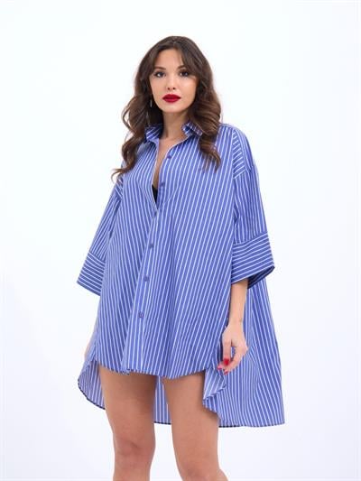 4328 GÖMLEK-BOSTON ÇİZGİLİ