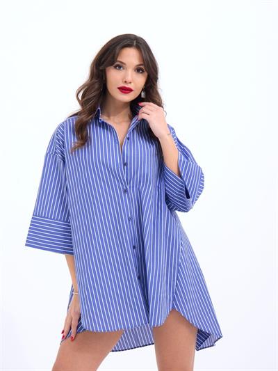 4328 GÖMLEK-BOSTON ÇİZGİLİ