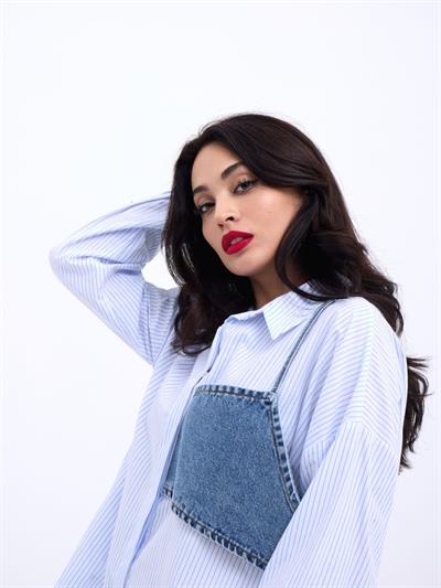 5419 GÖMLEK-MİAMİ ÇİZGİLİ