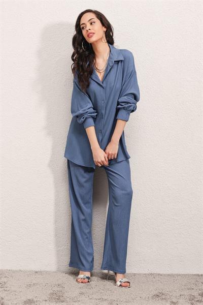 5858 Örme İkili Takım - İndigo