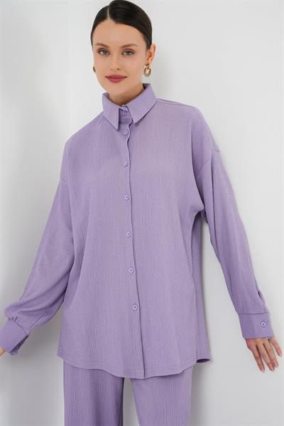 5858 Örme İkili Takım - Lila