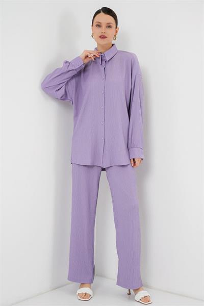 5858 Örme İkili Takım - Lila