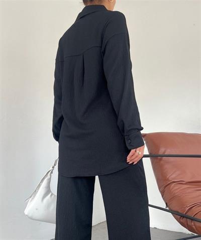 5858 Örme İkili Takım - Siyah