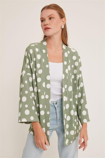 5862 Örme Kimono - C. Çağla