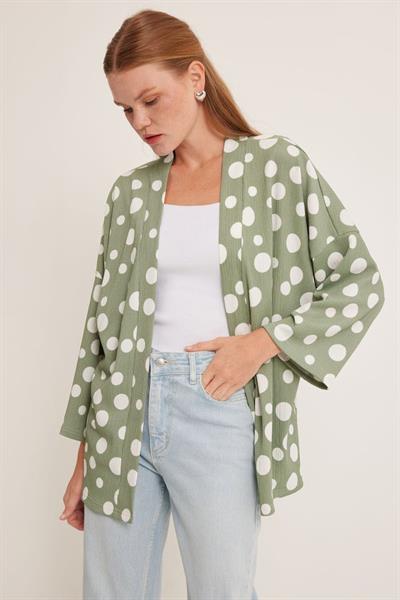 5862 Örme Kimono - C. Çağla