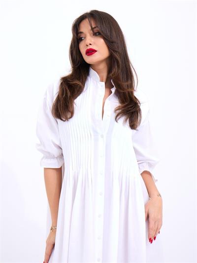 5865 ELBİSE-BEYAZ