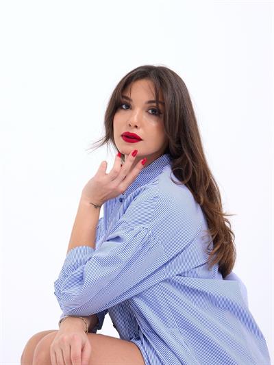 5865 ELBİSE-MAVİ BEYAZ ÇİZGİLİ