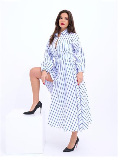 5903 ELBİSE-BALTİMORE ÇİZGİLİ