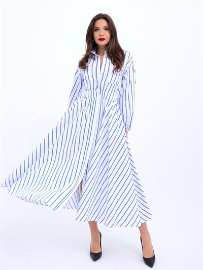 5903 ELBİSE-BALTİMORE ÇİZGİLİ