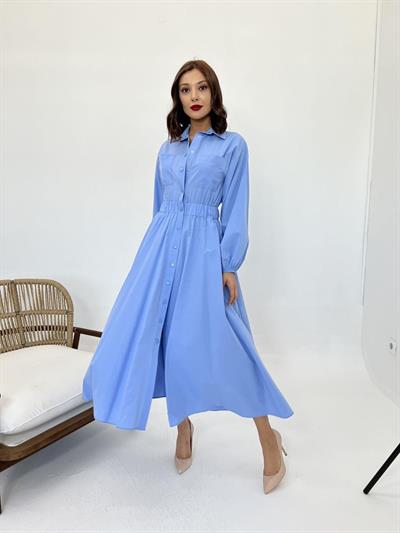 5903 ELBİSE-KOYU MAVİ