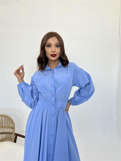 5903 ELBİSE-KOYU MAVİ