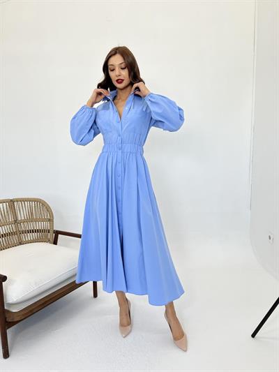 5903 ELBİSE-KOYU MAVİ