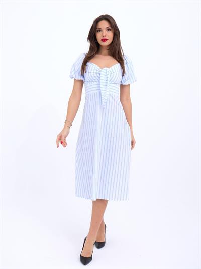 5948 ELBİSE-LOS ANGELES ÇİZGİLİ