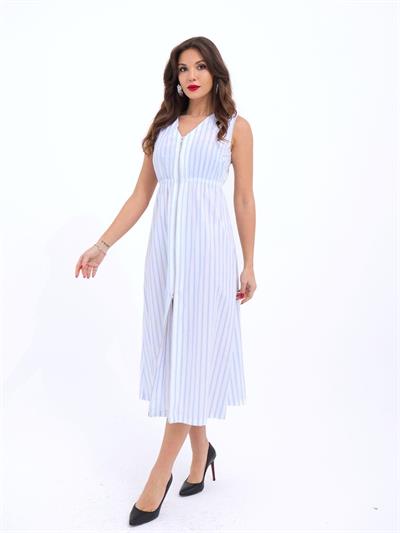 6510 ELBİSE-LOS ANGELES ÇİZGİLİ