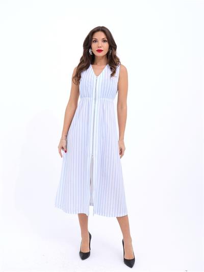 6510 ELBİSE-LOS ANGELES ÇİZGİLİ