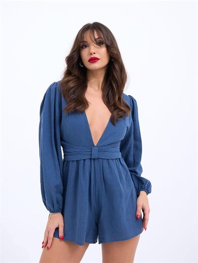 6528 TULUM ELBİSE-İNDİGO