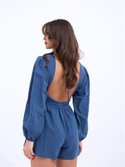 6528 TULUM ELBİSE-İNDİGO