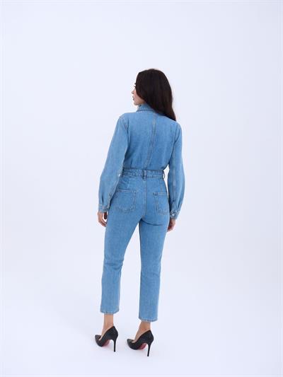 6534 DENİM TULUM-MAVİ