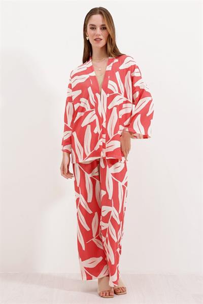 6582 Örme İkili Takım - Nar