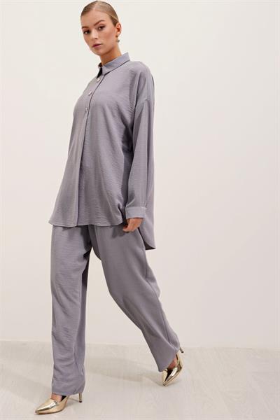 6631 Oversize Alt-Üst Takım - Gri