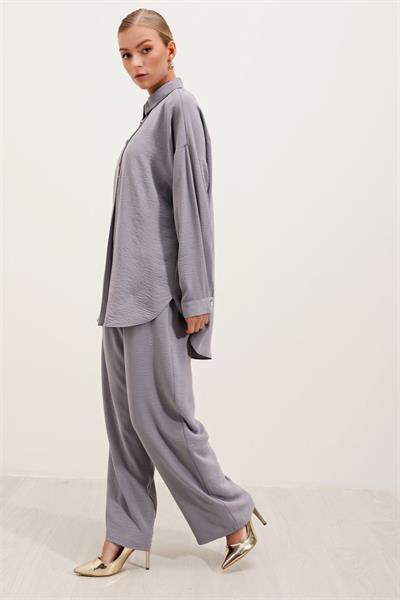 6631 Oversize Alt-Üst Takım - Gri