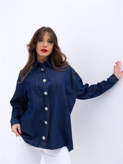 6633 KOT GÖMLEK-MAVİ